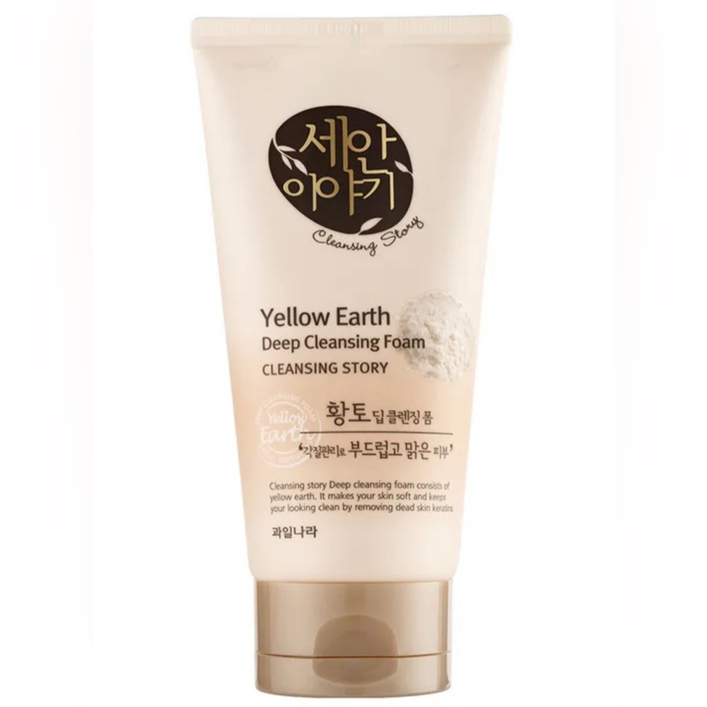 Cleansing Story Natural Facial Deep Foam Cleansing 150g / 5.19oz Yellow Earth